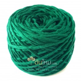 ไหมพรม คอตตอน เพิร์ล เขียวสตาร์บั๊ก (Pearl Cotton - Green Starbuck)