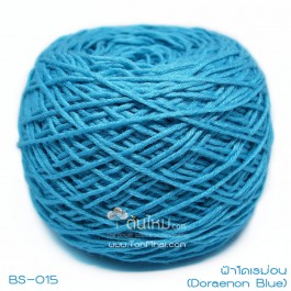 ไหมพรมเบบี้ซิลค์ ฟ้าโดเรม่อน (Doraemon Blue)