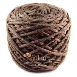 ไหมพรม คอตตอน เพิร์ล น้ำตาลเปลือกไม้ (Pearl Cotton - Tree Bark Brown)