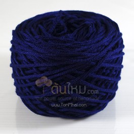 ไหมพรม คอตตอน เพิร์ล น้ำเงินธงชาติ-น้ำเงินเข้มอมม่วง 2 (Pearl Cotton - Thai Royal Blue 2)