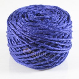 ไหมพรม คอตตอน เพิร์ล น้ำเงินอมม่วง แซฟไฟร์ (Pearl Cotton - Blue Sapphire)