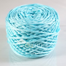 ไหมพรม คอตตอน เพิร์ล ฟ้าใสปิ๊ง (Pearl Cotton - Baby Blue)