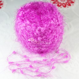 ไหมพรม สโนว์วี่ คริสตัล ชมพูอมม่วง Pink shade Purple