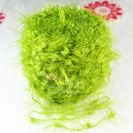 ไหมพรม สโนว์วี่ คริสตัล เขียวใบตอง Green Forest