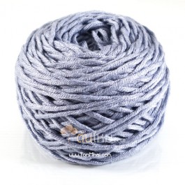 ไหมพรม คอตตอน เพิร์ล เทากลางอมฟ้า (Pearl Cotton - Gray Blue)