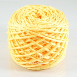 ไหมพรม คอตตอน เพิร์ล เหลืองลูกเจี๊ยบอมส้ม (Pearl Cotton - Chicky Yellow)