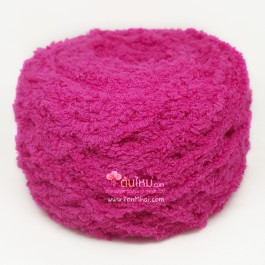 ไหมพรมขนแกะสีบานเย็นเข้ม