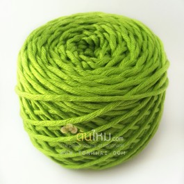 ไหมพรม คอตตอน เพิร์ล เขียวมะนาว (Pearl Cotton - Lemon Green)