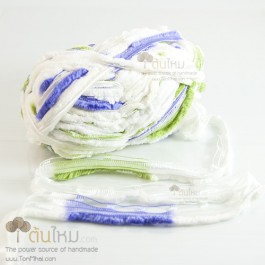 ไหมตาข่ายอุด้ง ขาว-เขียวมรกต-น้ำเงินแซฟไฟร์ (Emerald Sapphire Jewelry)