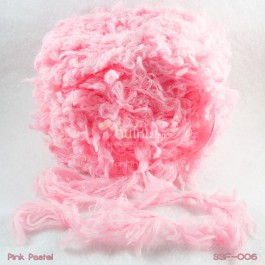 ไหมพรมขนเฟอร์ ซิลค์กี้ ซอฟท์ (Silky Soft Fur) สีชมพูพาสเทล (Pink Pastel)
