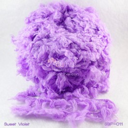 ไหมพรมขนเฟอร์ ซิลค์กี้ ซอฟท์ (Silky Soft Fur) สีม่วงหวาน (Sweet Violet)
