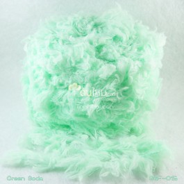 ไหมพรมขนเฟอร์ ซิลค์กี้ ซอฟท์ (Silky Soft Fur) สีเขียวโซดา (Green Soda)
