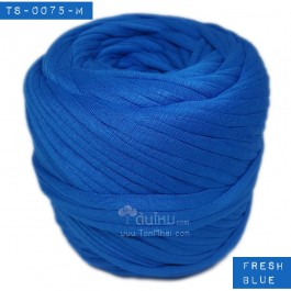 ไหมผ้า (T-shirt yarn) สีน้ำเงินสด (Fresh Blue)