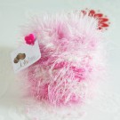 ไหมพรม สโนว์วี่ คริสตัล ขาว-ชมพูอ่อน-ชมพูเข้ม