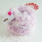 ไหมพรม สโนว์วี่ คริสตัล ขาว-ชมพูม่วงอ่อน-ม่วงอ่อน