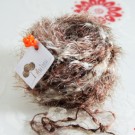 ไหมพรม สโนว์วี่ คริสตัล ขาว-น้ำตาลอ่อน-น้ำตาลเข้ม