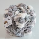 ไหมพรมรังไหม ขาว-เทา