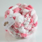 ไหมพรมรังไหม ขาว-ชมพูแดงพีช อ่อน-เข้ม