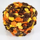 ไหมพรมรังไหม เหลือง/ส้ม/น้ำตาลเข้ม Chocolate Orange