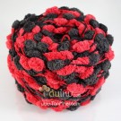 ไหมพรมรังไหม แดง/ดำ (Red Devil)