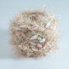 ไหมพรมปอมปอม วิ๊งค์ ขาว-ส้มโอรส-น้ำตาลครีม แซม ครีมทอง