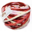 ไหมพรมอูด้ง สีครีมเบอรี่มิ๊กซ์ ครีม/ชมพูอ่อน/แดงอ่อน/แดงเบอร์รี่ (Cream Berry Mixed)