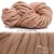 ไหมพรมเกาหลี บิ๊กลูป (Korean Big Loop) สีน้ำตาลมอลต์ (Light Brown Malt)