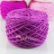ไหมพรมเส้นใหญ่ 3ply สีม่วงอมชมพู ขนาดเส้น 3mm.