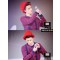 นักร้องเกาหลีก็ใส่หมวกเกาหลีด้วยไหมบิ๊กลูปนี้ สีแดงแรงฤทธิ์ น่ารักจุงเบย